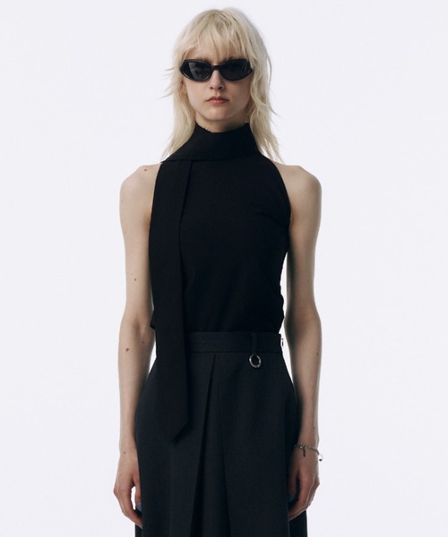 NECTIE TOP/ネクタイトップ（Tシャツ/カットソー）｜JOSE MOON