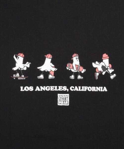 VISION STREET WEAR(ヴィジョンストリートウェア)の「∴WEGO/別注VISIONゴーストスケーターグラフィックT(Tシャツ/カットソー・メンズ・ホワイト/ブラック/ブルー・LARGE/MEDIUM)」の15枚目の写真