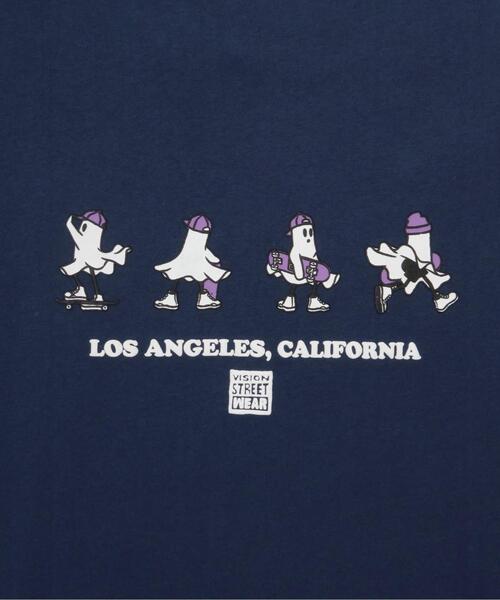 VISION STREET WEAR(ヴィジョンストリートウェア)の「∴WEGO/別注VISIONゴーストスケーターグラフィックT(Tシャツ/カットソー・メンズ・ホワイト/ブラック/ブルー・LARGE/MEDIUM)」の18枚目の写真