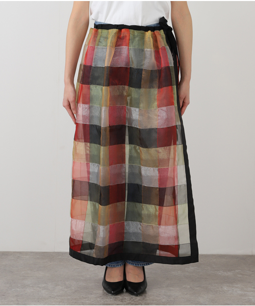 PONTI（ポンティ）の「PONTI See-through Basket Skirt PO1Q008：スカート（スカート・レディース・ブラウン・FREE）」の8枚目の写真