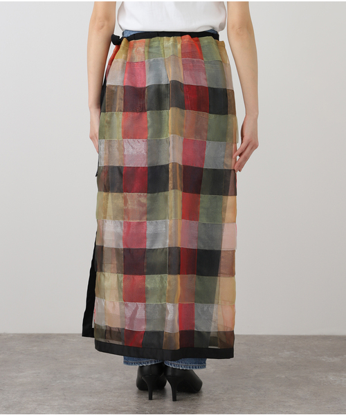 PONTI（ポンティ）の「PONTI See-through Basket Skirt PO1Q008：スカート（スカート・レディース・ブラウン・FREE）」の6枚目の写真