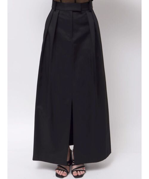 OUNNOUN(オウンノウン)の「【OUNNOUN】ギャバスリットデザインスカート(スカート・レディース・ベージュ/ブラック・MEDIUM/SMALL)」の12枚目の写真