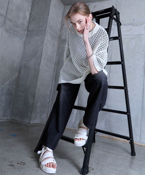 SERACE】Volume high sole design sneakers sandals