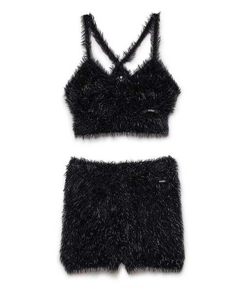 【SORIN】フェザーSETUP Bra Top & Short Pants SORIN（ソリン ）の「Feather Yarn Bra Top & Short Pants Set