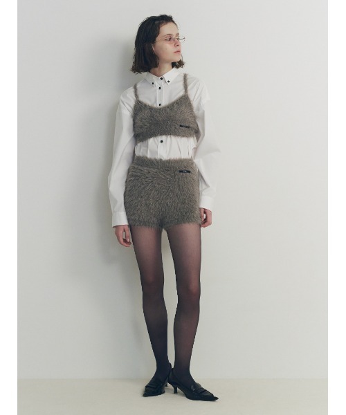 SORIN（ソリン ）の「Feather Yarn Bra Top & Short Pants Set