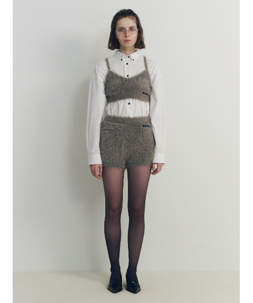 【SORIN】フェザーSETUP Bra Top & Short Pants SORIN（ソリン ）の「Feather Yarn Bra Top & Short Pants Set