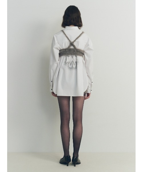 SORIN（ソリン ）の「Feather Yarn Bra Top & Short Pants Set