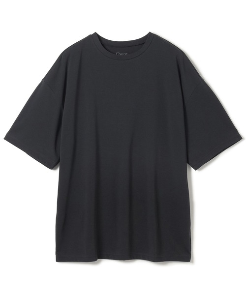 Chacott(チャコット)の「HandsomeCotton オーバーTシャツ(Tシャツ/カットソー・レディース・グリーン/ライトグリーン/ホワイト/ブラック/サーモンピンク・M)」の8枚目の写真