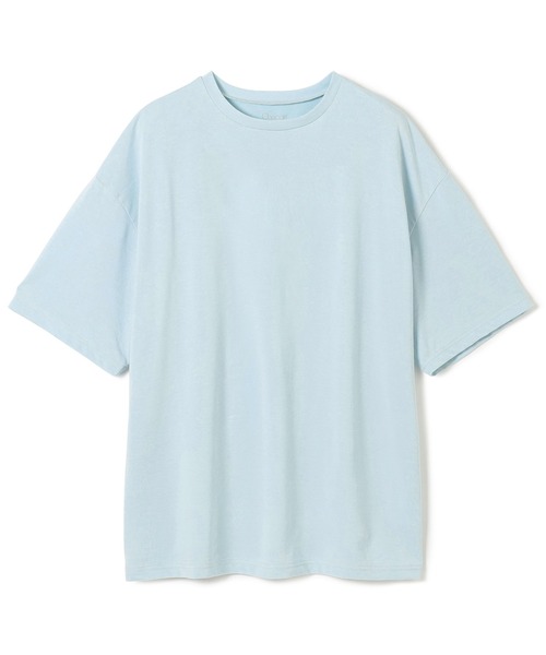 Chacott(チャコット)の「HandsomeCotton オーバーTシャツ(Tシャツ/カットソー・レディース・グリーン/ライトグリーン/ホワイト/ブラック/サーモンピンク・M)」の7枚目の写真