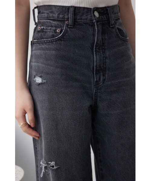 AZUL by moussy(アズールバイマウジー)の「AZUL DENIM スウィッチングバイカラーデニム(デニムパンツ・レディース・ブルー/ライトブラック・SMALL/MEDIUM)」の20枚目の写真