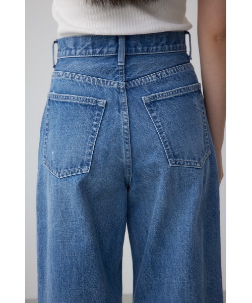 AZUL by moussy(アズールバイマウジー)の「AZUL DENIM スウィッチングバイカラーデニム(デニムパンツ・レディース・ブルー/ライトブラック・SMALL/MEDIUM)」の7枚目の写真