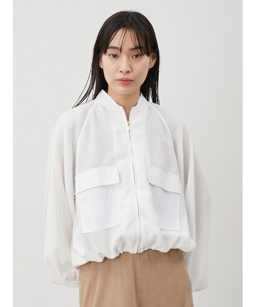 【完売品】Mila Owen メッシュラグランスリーブブルゾン Mila Owen｜メッシュラグランスリーブブルゾン | Rakuten