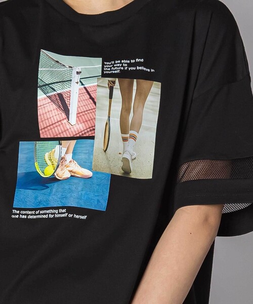 ZIDDY（ジディ）の「フォトプリント半袖Tシャツ(130~160cm)（Tシャツ/カットソー・キッズ・グリーン/ブラック/ホワイト・150cm/140cm/FREE/130cm）」の10枚目の写真