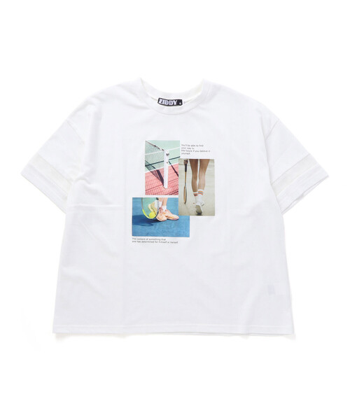 ZIDDY（ジディ）の「フォトプリント半袖Tシャツ(130~160cm)（Tシャツ/カットソー・キッズ・グリーン/ブラック/ホワイト・150cm/140cm/FREE/130cm）」の15枚目の写真
