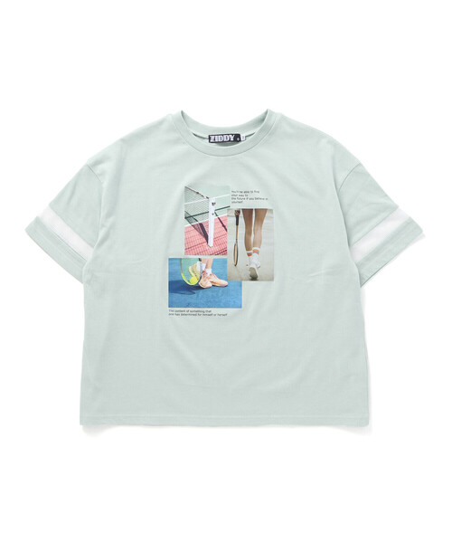 ZIDDY（ジディ）の「フォトプリント半袖Tシャツ(130~160cm)（Tシャツ/カットソー・キッズ・グリーン/ブラック/ホワイト・150cm/140cm/FREE/130cm）」の19枚目の写真