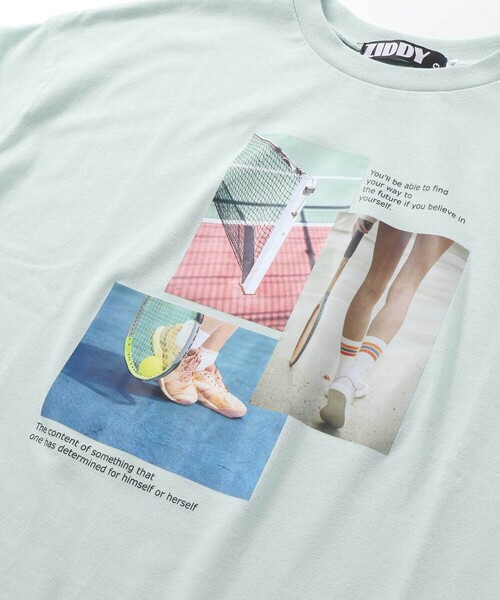 ZIDDY（ジディ）の「フォトプリント半袖Tシャツ(130~160cm)（Tシャツ/カットソー・キッズ・グリーン/ブラック/ホワイト・150cm/140cm/FREE/130cm）」の22枚目の写真