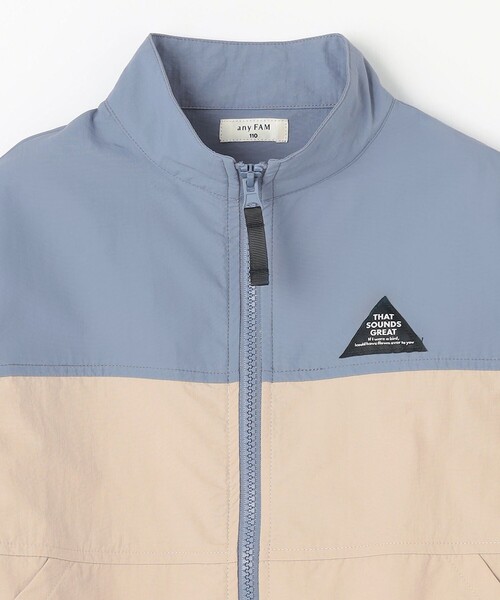 ANY（エニィ）の「スタンドカラー ウインドブレーカー（ブルゾン・キッズ・ブラック系/ブルー系/ライトイエロー系・110/100/120/130）」の19枚目の写真