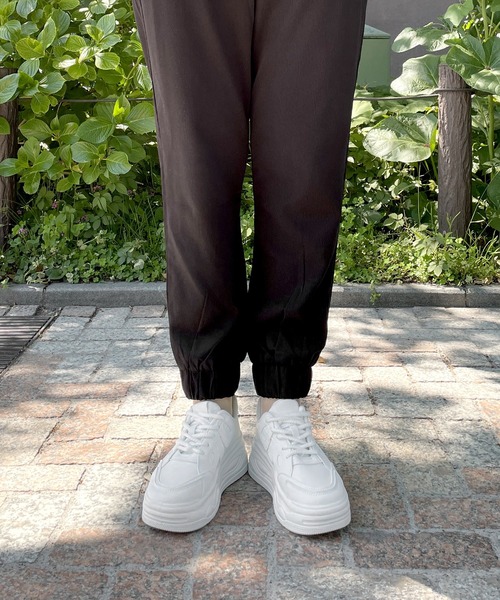 LUGG NAGG(ラグナグ)の「【BeF】プラットフォーム厚底パンダスニーカー(スニーカー・レディース・ブラック/ホワイト・S/LL/L/M)」の2枚目の写真