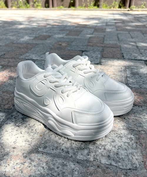 LUGG NAGG(ラグナグ)の「【BeF】プラットフォーム厚底パンダスニーカー(スニーカー・レディース・ブラック/ホワイト・S/LL/L/M)」の10枚目の写真