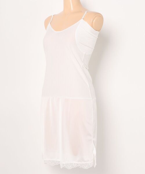 PEACH JOHN（ピーチジョン）の「【吸水速乾＆接触冷感】クーリッシュスリップ（ワキ汗パッド付き）（インナーウェア/肌着・レディース・ブラック/ホワイト/ベージュ・SMALL/MEDIUM/LARGE）」の9枚目の写真