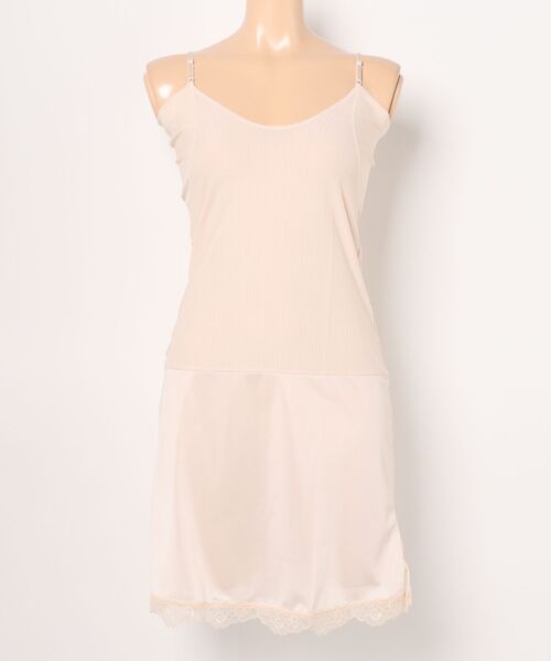 PEACH JOHN（ピーチジョン）の「【吸水速乾＆接触冷感】クーリッシュスリップ（ワキ汗パッド付き）（インナーウェア/肌着・レディース・ブラック/ホワイト/ベージュ・SMALL/MEDIUM/LARGE）」の12枚目の写真