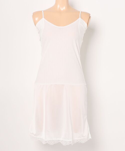 PEACH JOHN（ピーチジョン）の「【吸水速乾＆接触冷感】クーリッシュスリップ（ワキ汗パッド付き）（インナーウェア/肌着・レディース・ブラック/ホワイト/ベージュ・SMALL/MEDIUM/LARGE）」の8枚目の写真