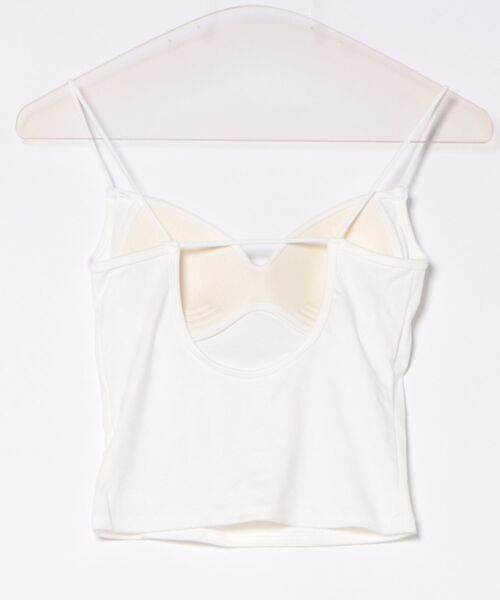 aimoha(アイモハ)の「カップ付きキャミソール (SS)(キャミソール・レディース・ホワイト/ブラック/イエロー/チョコ・FREE)」の5枚目の写真