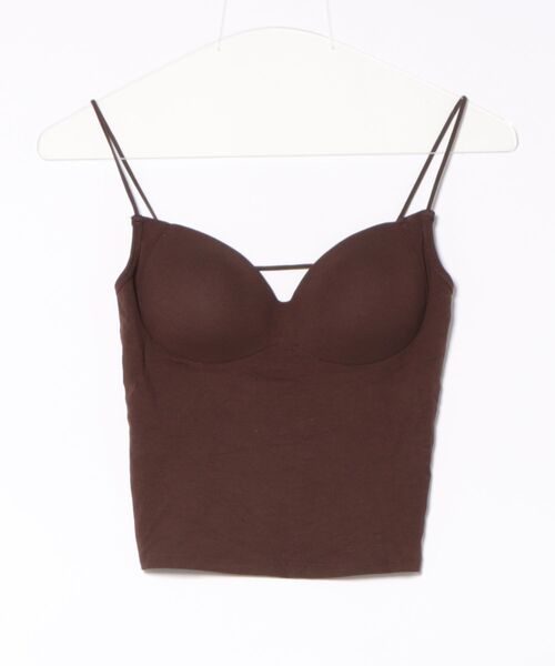 aimoha(アイモハ)の「カップ付きキャミソール (SS)(キャミソール・レディース・ホワイト/ブラック/イエロー/チョコ・FREE)」の21枚目の写真