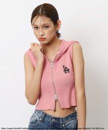 BACK TO THE FIELD | 【MLB】刺繍ロゴフード付きトップス(Tシャツ/カットソー)