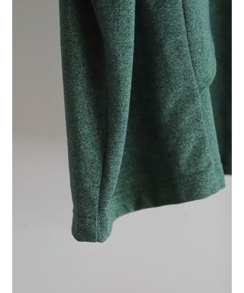 FIL DE FER（フィルデフェール）の「メランジ鹿の子　フロントフレアP/O（Tシャツ/カットソー・レディース・グリーン/グレー・FREE）」の22枚目の写真