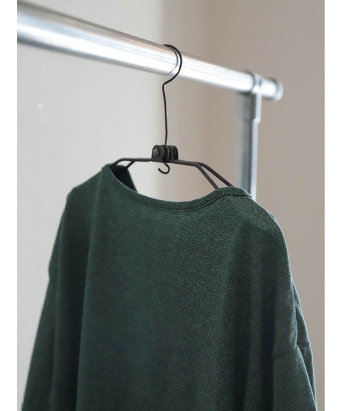 tシャツ メランジ鹿の子　フロントフレアP/O レディース FIL DE FER tシャツ メランジ鹿の子 フロントフレアP/O