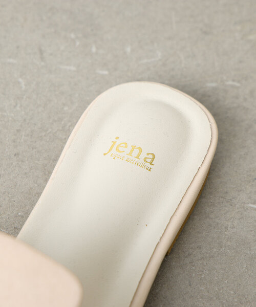 Jena espace merveilleux（ジェナ　エスパスメルヴェイユ）の「メッシュ編みサンダル（サンダル・レディース・ブラック/アイボリー/ベージュ・LARGE/MEDIUM）」の18枚目の写真