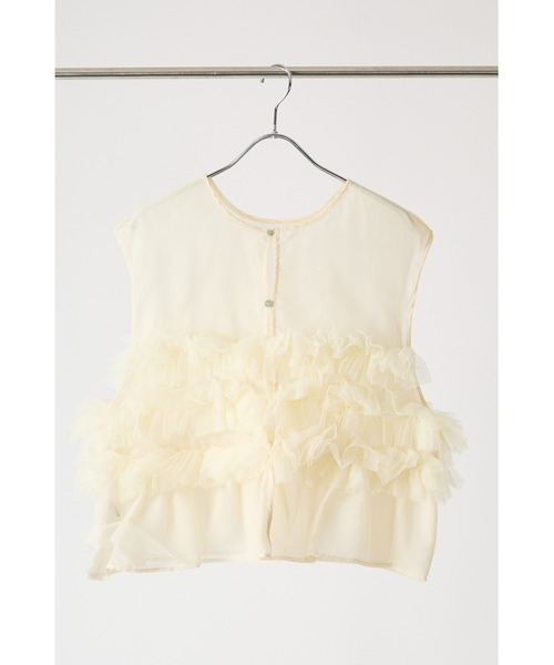 CHIGNON チュールフリルプルオーバー CHIGNON チュールフリルプルオーバー（Tシャツ/カットソー