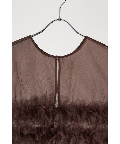 CHIGNON チュールフリルプルオーバー CHIGNON チュールフリルプルオーバー（Tシャツ/カットソー