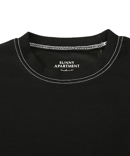 LUXSTYLE(ラグスタイル)の「UVカットストレッチ無地ステッチロンT(Tシャツ/カットソー・メンズ・ブラック/ホワイト・M/L)」の14枚目の写真