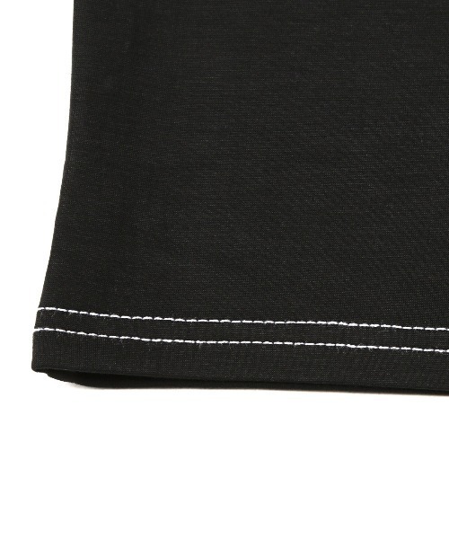 LUXSTYLE(ラグスタイル)の「UVカットストレッチ無地ステッチロンT(Tシャツ/カットソー・メンズ・ブラック/ホワイト・M/L)」の16枚目の写真