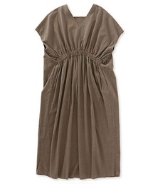 BLUE BLUE（ブルーブルー）の「リネンレーヨン ストレッチワンピース（ワンピース）」