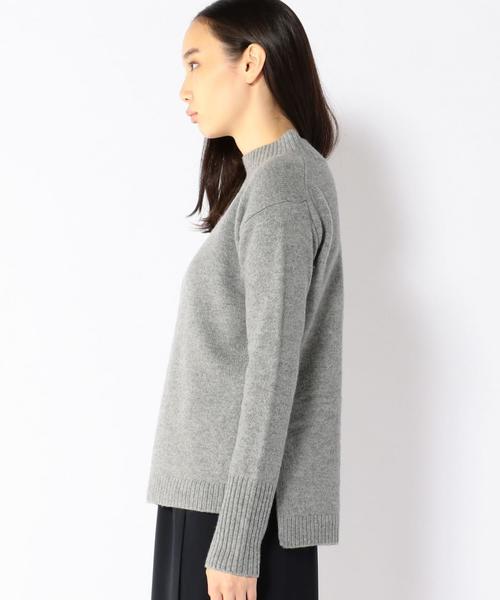 SHIPS for women（シップスフォーウィメン）の「ハイネックサイドスリットプルオーバー（ニット/セーター・レディース・オフホワイト/グレー/ネイビー・ONE SIZE）」の5枚目の写真