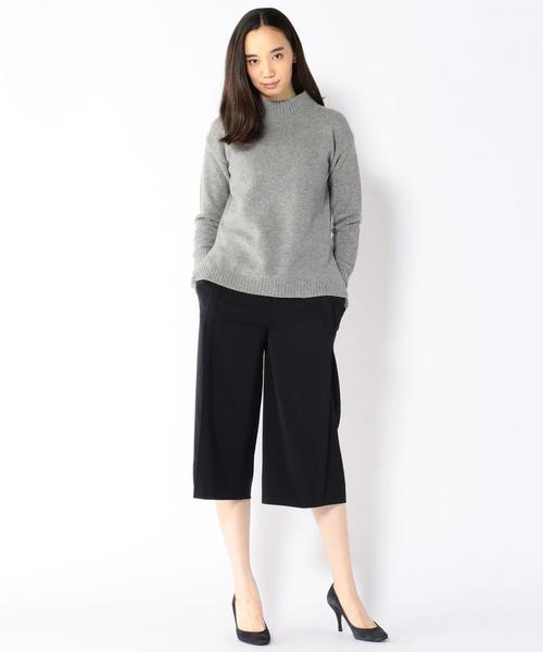 SHIPS for women（シップスフォーウィメン）の「ハイネックサイドスリットプルオーバー（ニット/セーター・レディース・オフホワイト/グレー/ネイビー・ONE SIZE）」の11枚目の写真