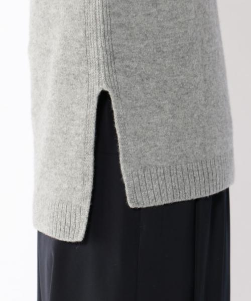 SHIPS for women（シップスフォーウィメン）の「ハイネックサイドスリットプルオーバー（ニット/セーター・レディース・オフホワイト/グレー/ネイビー・ONE SIZE）」の12枚目の写真