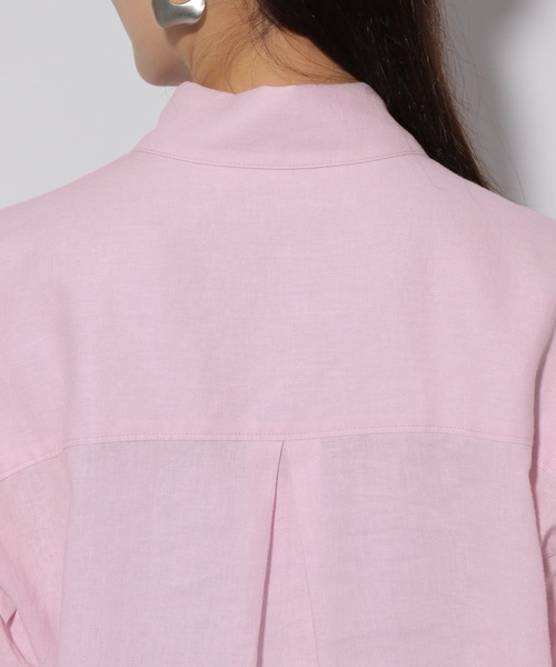 セール】リネンブレンドシャツ/291213（シャツ/ブラウス）｜Elura