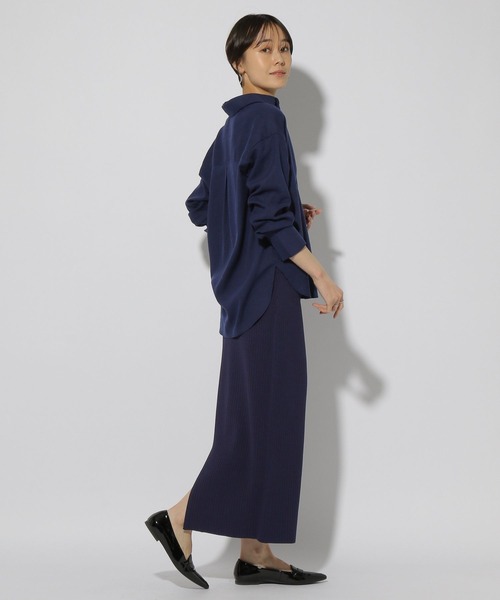 Elura（エルーラ）の「リネンブレンドシャツ/291213（シャツ/ブラウス・レディース・ネイビー/オレンジ/ライトピンク/ライトブルー/ブラウン系その他・LARGE/MEDIUM）」の12枚目の写真