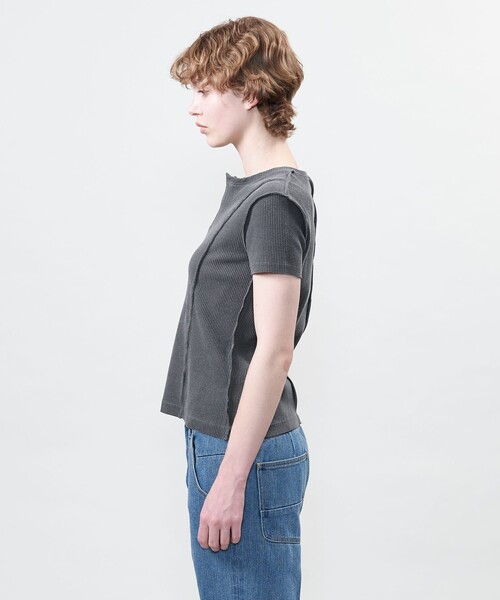 セール】＜ASTRAET＞リブ キーネック カットソー（Tシャツ