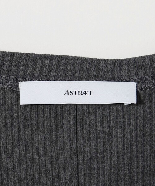 セール】＜ASTRAET＞リブ キーネック カットソー（Tシャツ