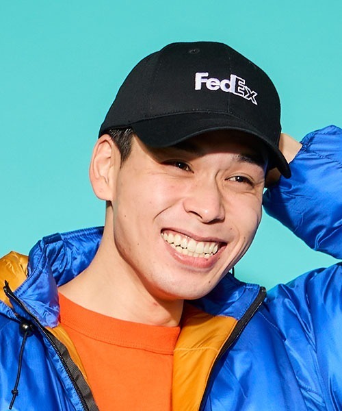 FedEx オレンジベースボールキャップ