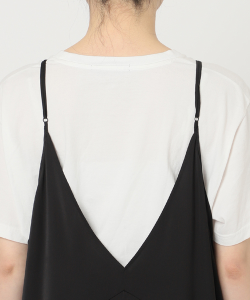 AP STUDIO(エーピーストゥディオ)の「レースドッキングキャミワンピース(ワンピース・レディース・ホワイト/ブラック/ネイビー・FREE)」の17枚目の写真