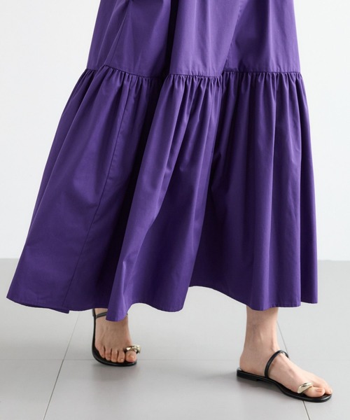 BARNYARDSTORM(バンヤードストーム)の「BARNYARDSTORM / Vネックボリュームスリーブワンピース(ワンピース・レディース・ブラック/パープル・S/M)」の19枚目の写真