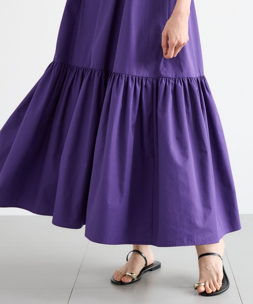 BARNYARDSTORM(バンヤードストーム)の「BARNYARDSTORM / Vネックボリュームスリーブワンピース(ワンピース・レディース・ブラック/パープル・S/M)」の15枚目の写真