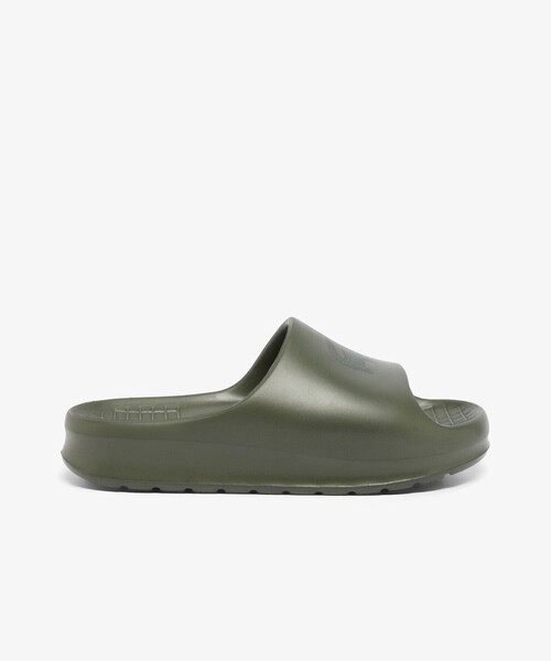 LACOSTE(ラコステ)の「レディース SERVE SLIDE 2.0 125 2 CFA(サンダル・レディース・カーキ・23.5cm/22.5cm/24.0cm/25.0cm)」の2枚目の写真