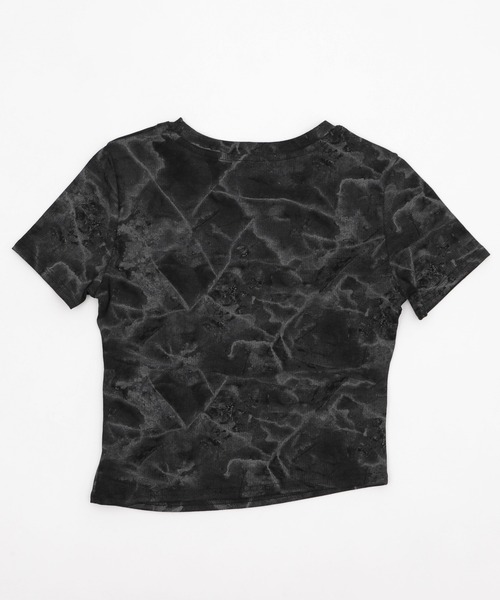 セール】メタルバッジスタッズT（Tシャツ/カットソー